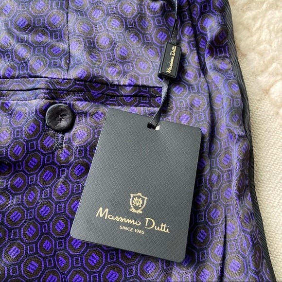 NWT Massimo Dutti Pants in Geometry Pattern 4 - Picture 7 of 11